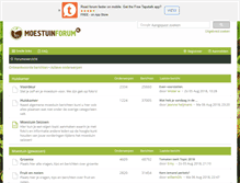 Tablet Screenshot of moestuinforum.nl